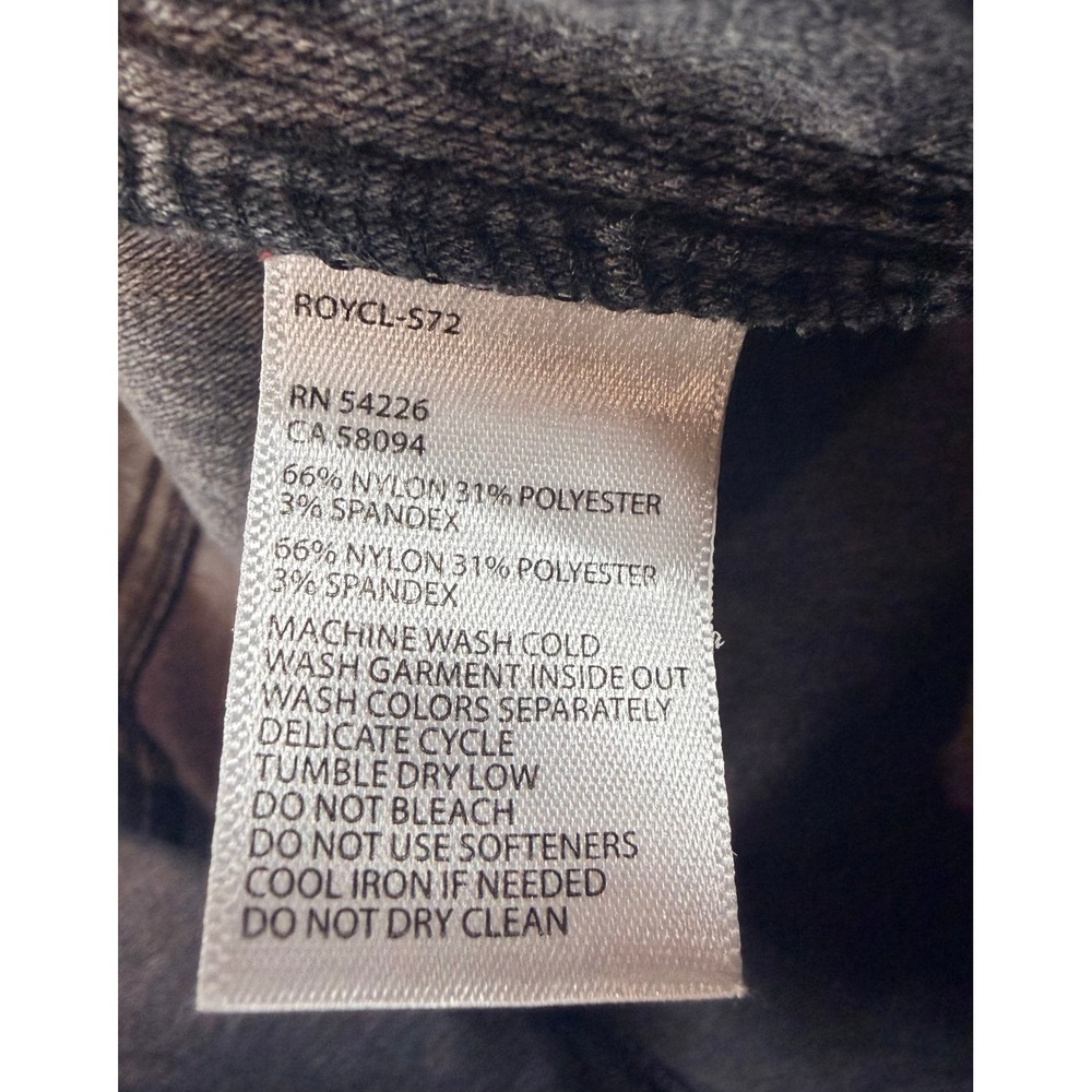 Royal Robbins Mens Alpine Road Hiking Outdoor Pant Heather Charcoal Gray 36x32